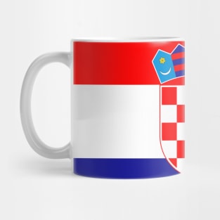 Croatia Flag Minimalist Mug